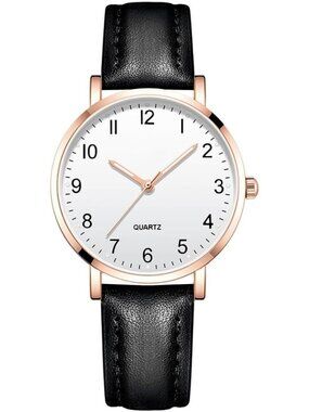 Women's Black White Analog Specially Stylish Quartz Pointer Design Wrist Watch